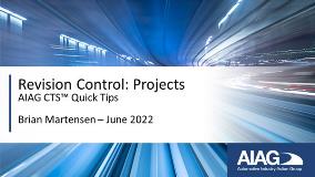 Revision Control - Projects | CTS Quick Tips